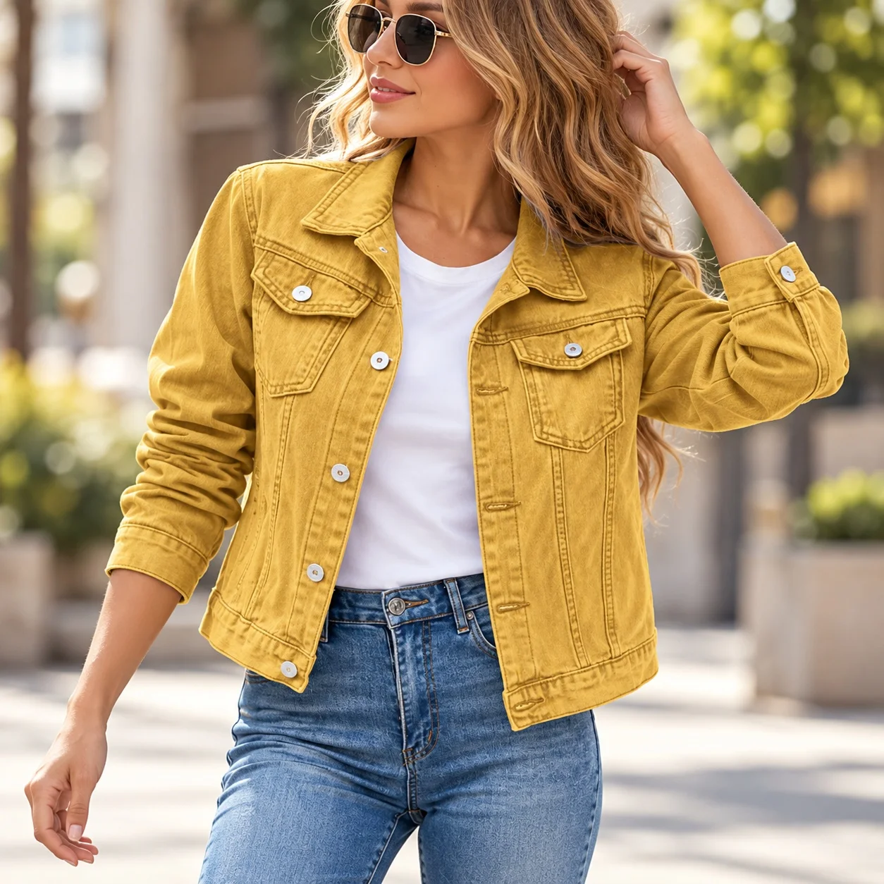 Single Breasted Turn Down Collar Jacket Loose Fit Casual with Regular Sleeve Long Sleeve Regular Length Lapel Summer for Women