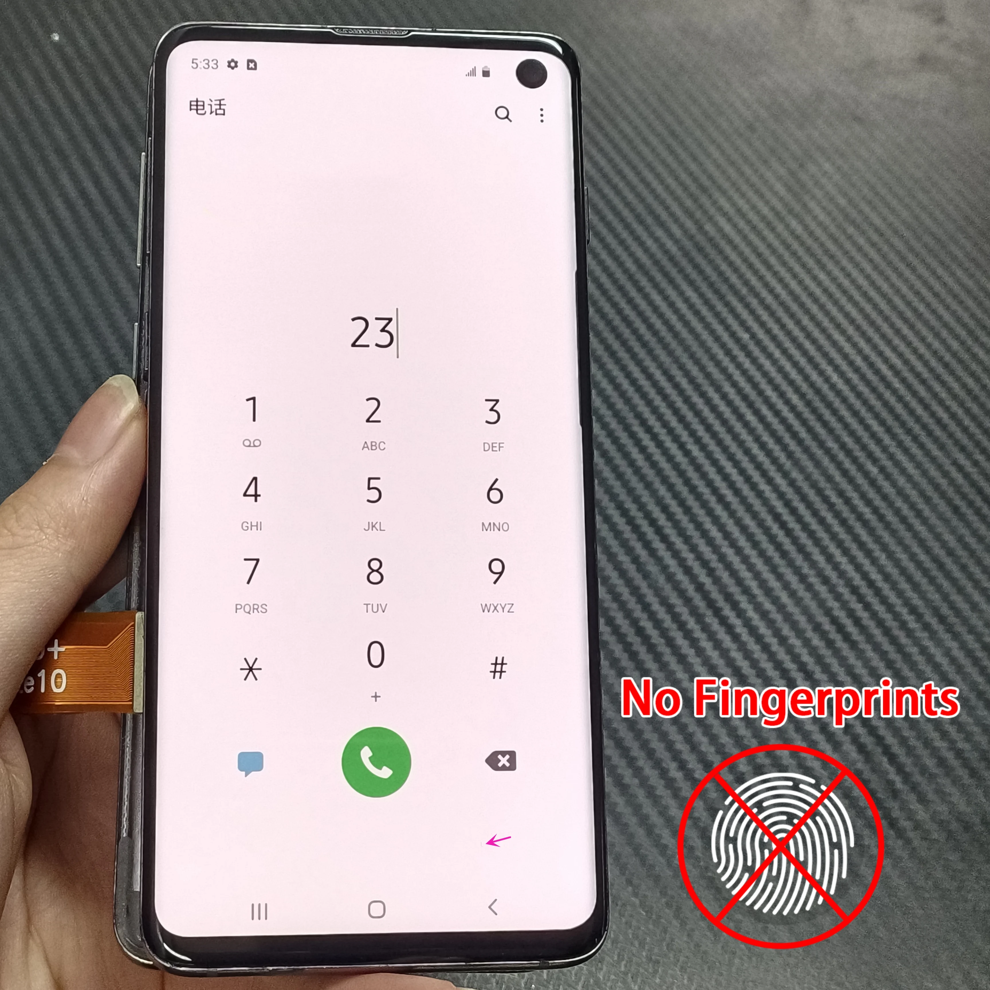 6.1 \'\'Amoled punkt defectowania dla SAMSUNG Galaxy S10 SM-G973F/DS G973U G973 Amoled S10 wyświetlacz LCD ekran dotykowy Digitizer zgromadzenie