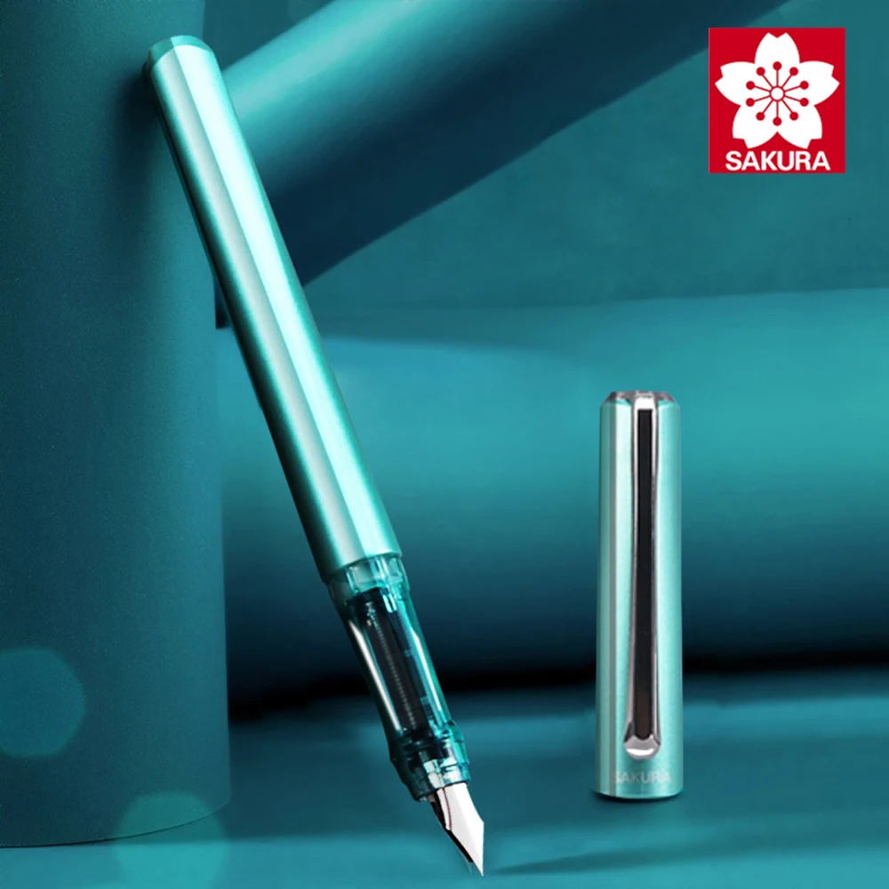 

Японская авторучка Сакура с иридиевым наконечником F для студентов, сменные сумки для письма/сигнализации, каваи, школьные и офисные принадлежности