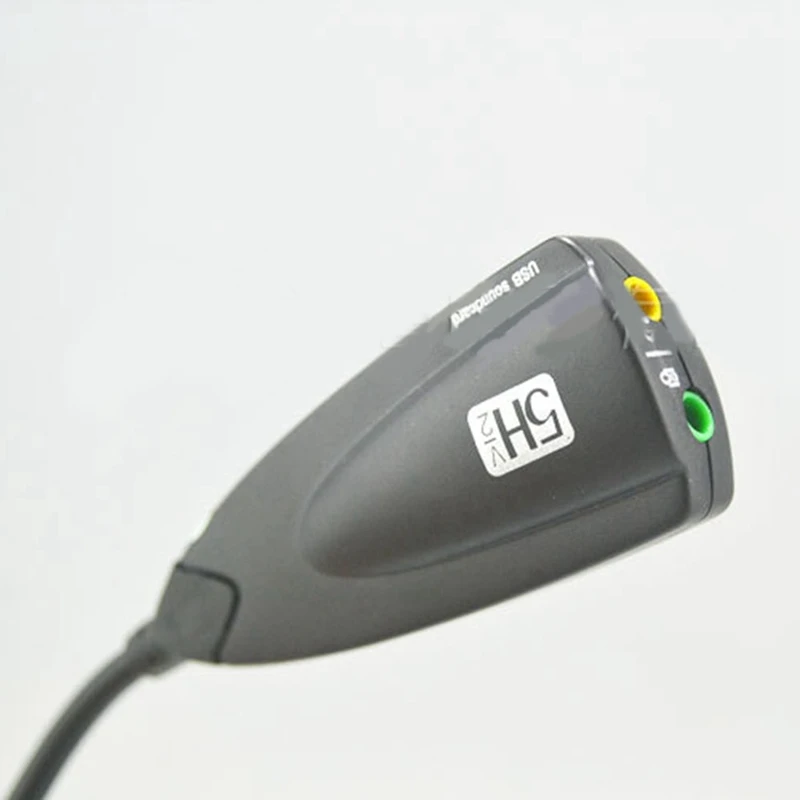 

USB Sound Card 7.1 Adapter 5HV2 3D Audio 3.5mm for Laptop PC Desktop Hot Sale in Stock