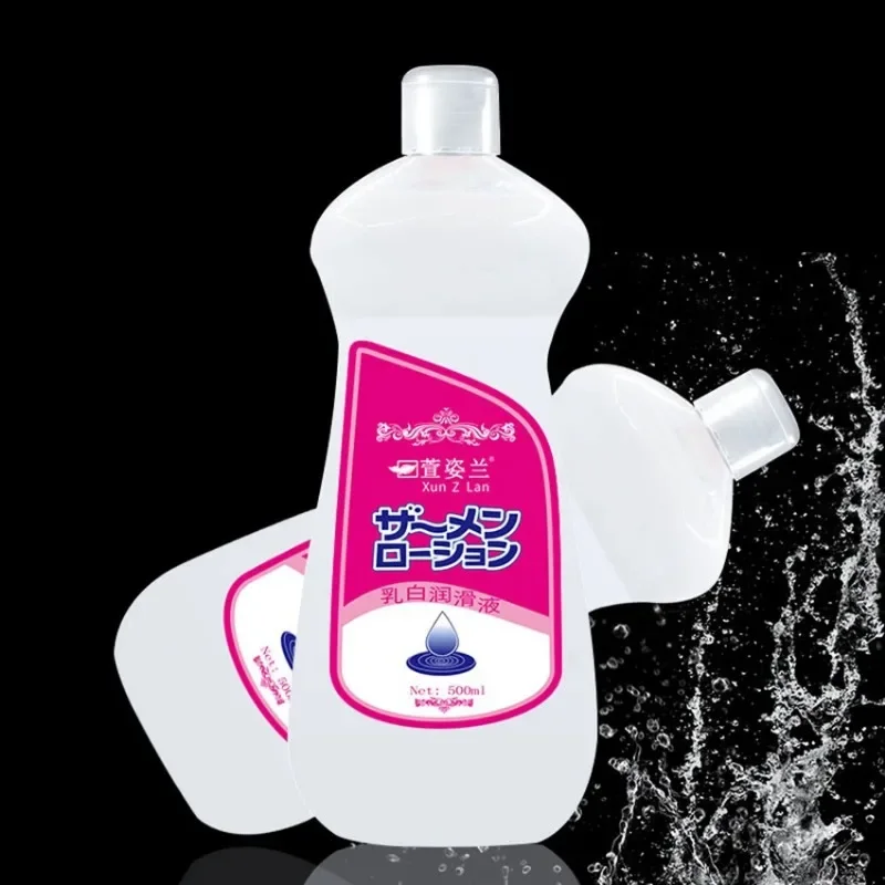 Lubricante viscoso para sexo, 200/300/500ml, Semen simulado de leche en blanco para Vagina y ano, lubricantes solubles en agua para adultos, Juguetes sexuales