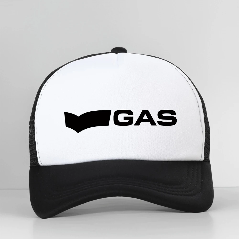 GAS Men Running Soccer Breathable Mesh Trucker Hat Baseball Cap Jersey Sportswear Fitness Gym