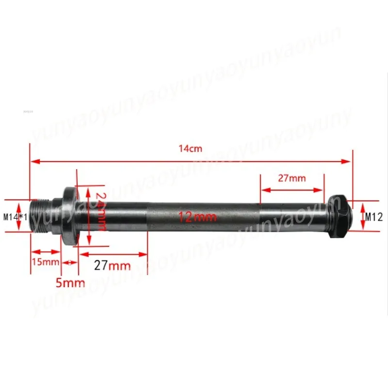 Woodworking lathe, 50 \ 65 chuck shaft connected to the spindle, 14 * 1 thread, spindle seat