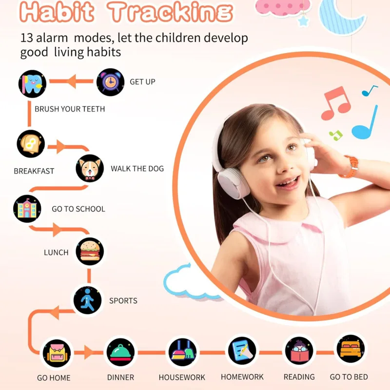 Kids Games Smartwatch for Age 5-12 Kids Gifts with 26 Games fun photo taking Music Player Pedometer Flashlight gaming watch