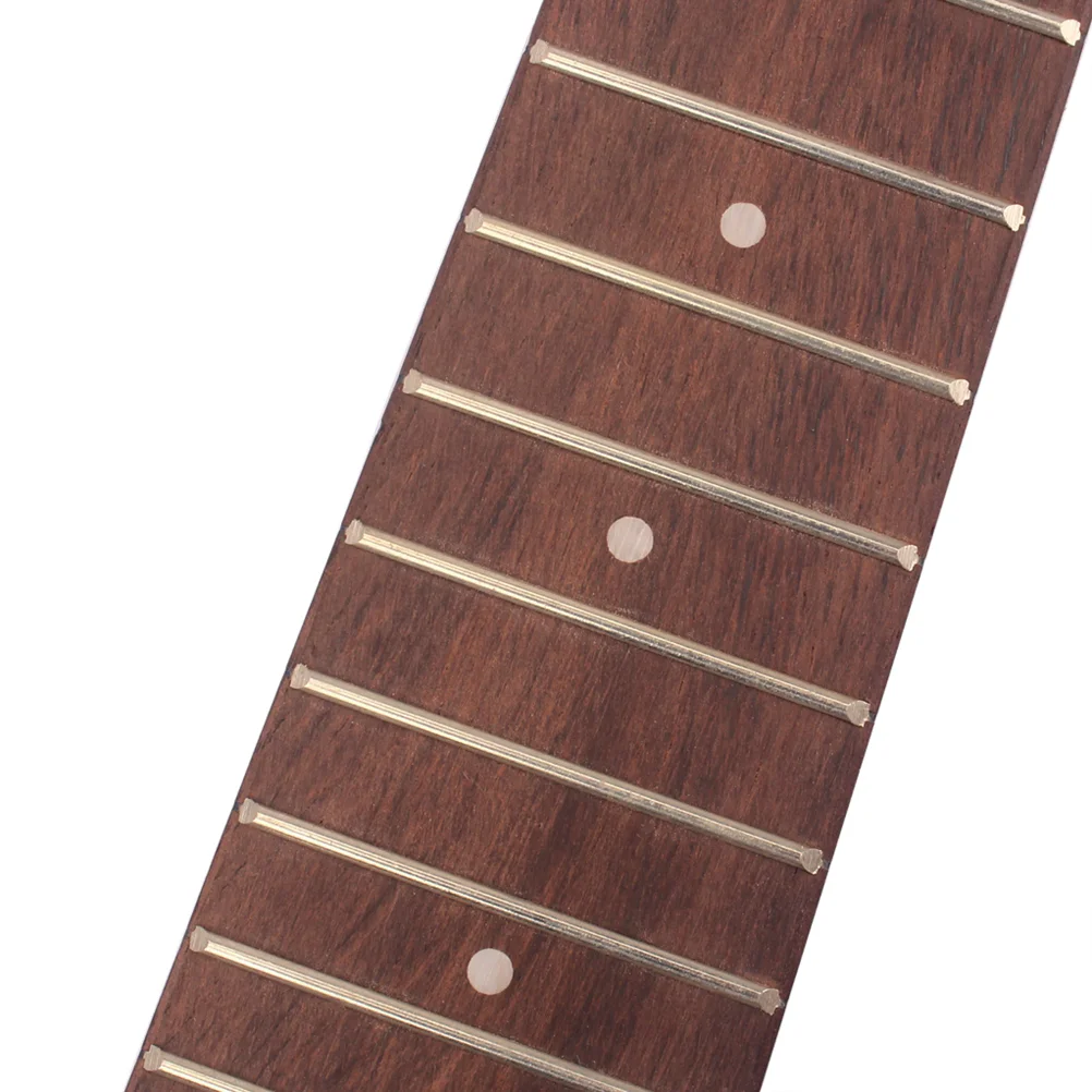 Rosewood Ukulele 13 Fret Fretboard Fingerboard for 17 Inch 21 Inch Ukulele Soprano Ukulele Hawaii Guitar Accessory Replacement (