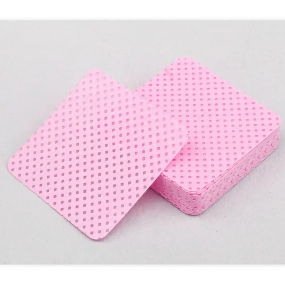 Tablette de coton propre non tissée, 200 pièces/boîte, Extension de cils, tampon en coton, lingettes de colle pour ongles, dissolvant de vernis Gel