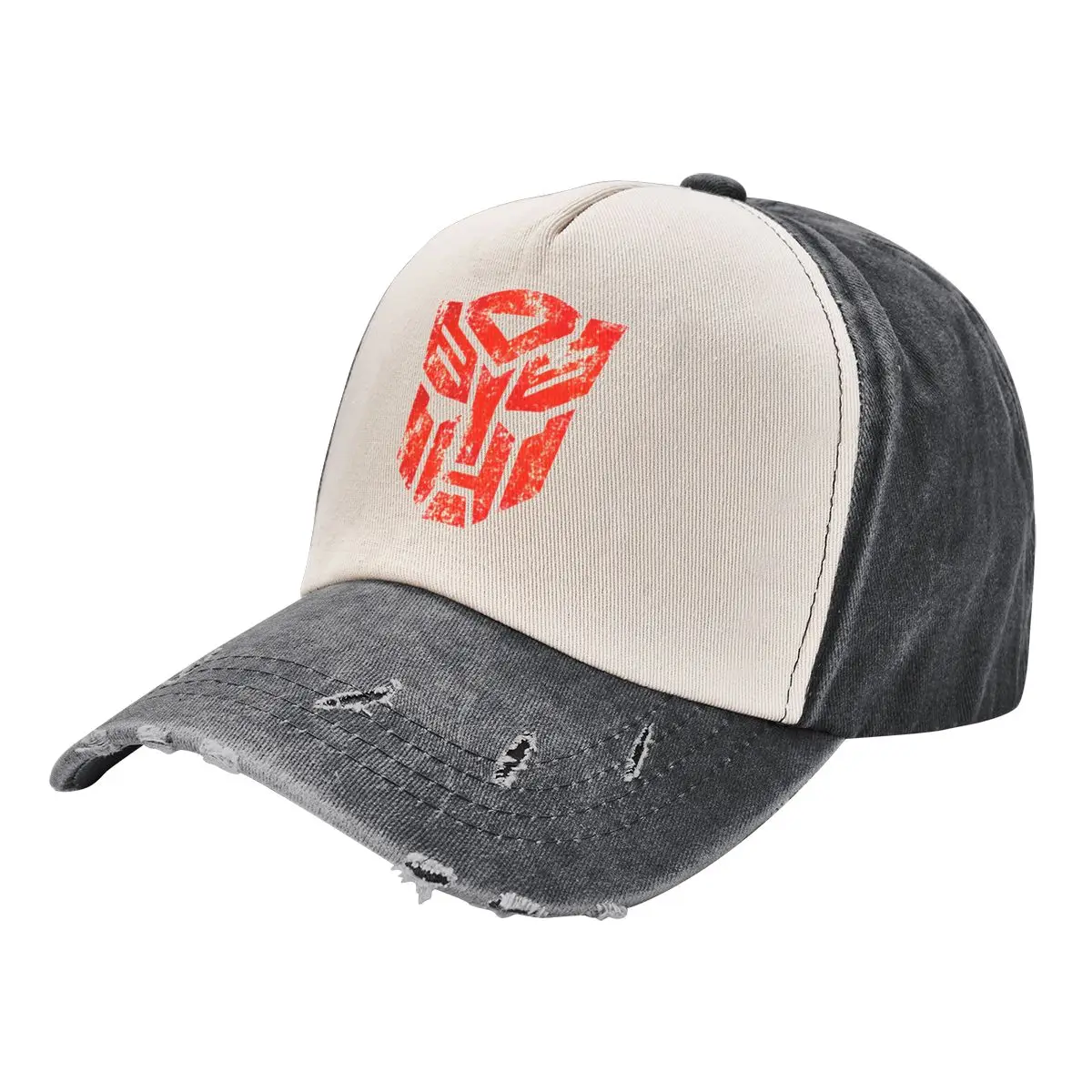 Autobots Logo · Distressed Baseball Cap Golf Cap birthday black Hats Man Women's