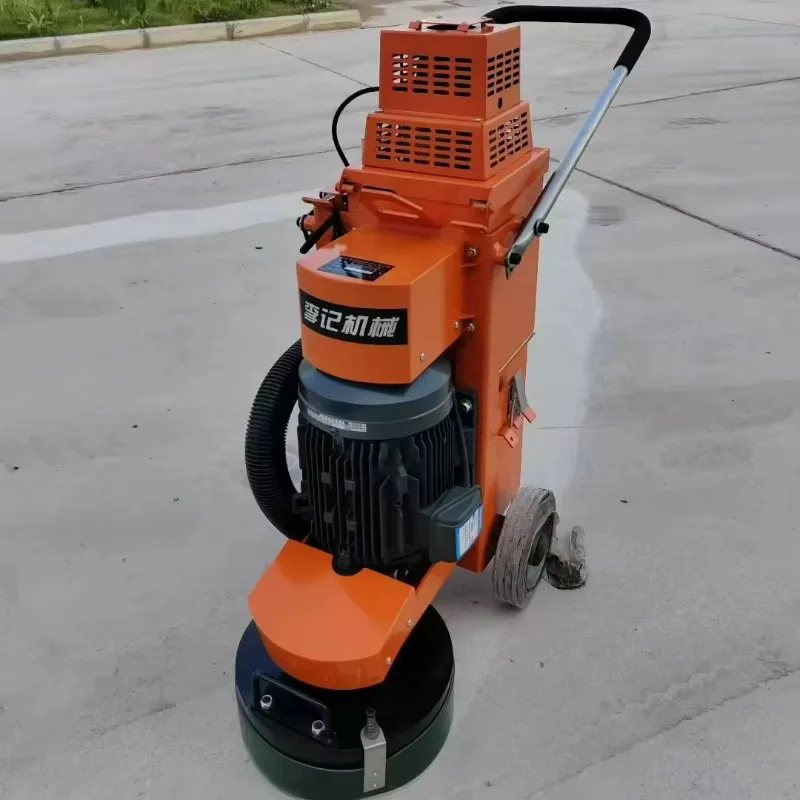 Compact 3.7KW 380V/220V Self-Leveling Epoxy Concrete Grinder with 1.5KW Vacuum Cleaner Manual Grade Core Motor Component