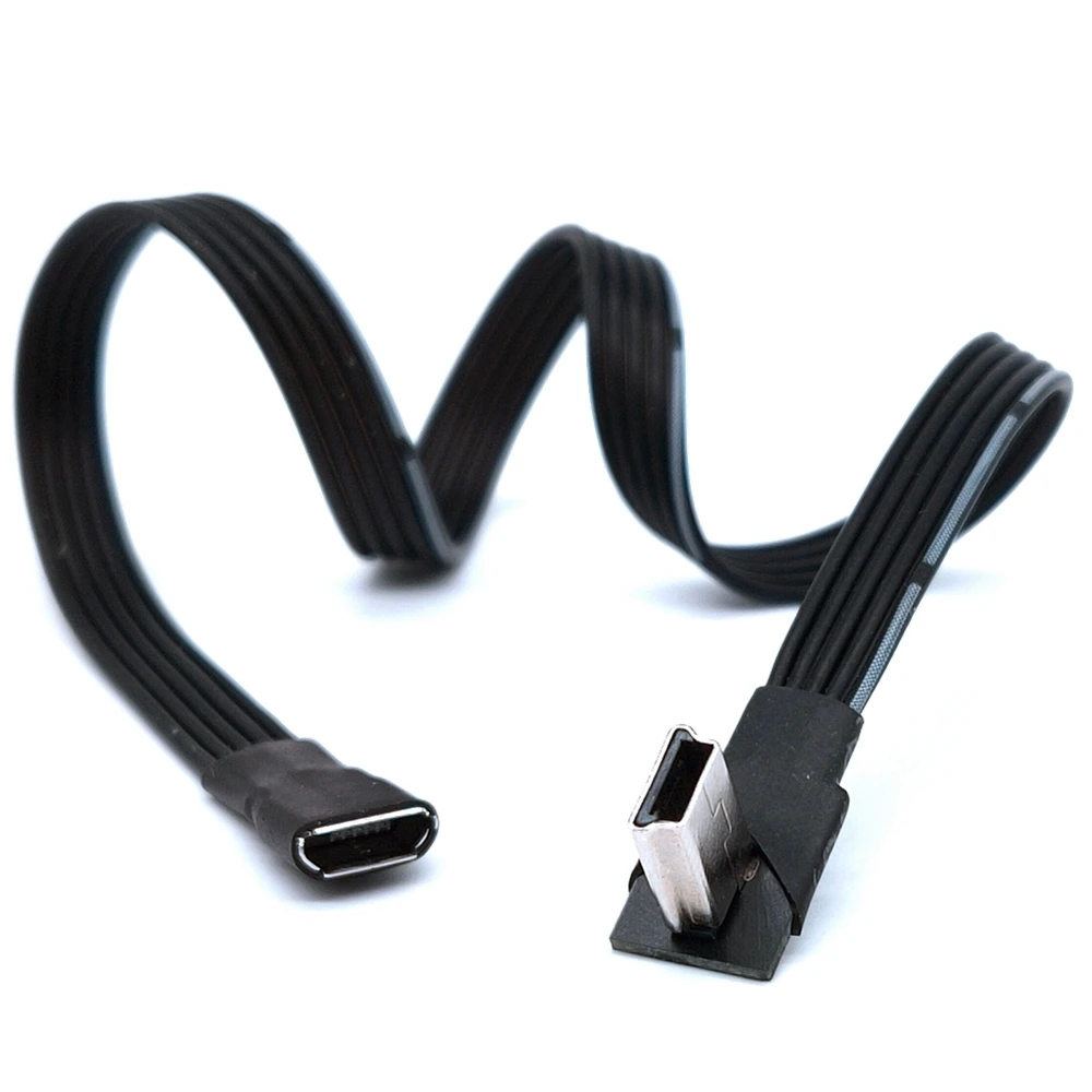 

Left & Right & UP & Down Mini USB male to Micro USB B feMale data charger cable adapter converter charger data cable 0