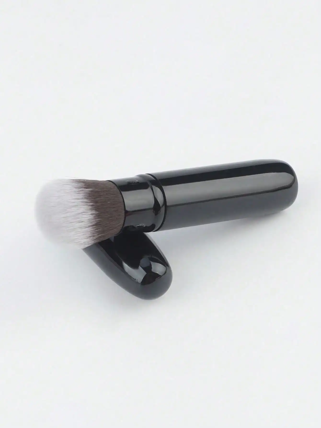 1 Pcs Travel Retractable Loose Powder Brush, Soft Synthetic Bristles Cosmetic Brush For Blush Bronzer Daily Outdoor Makeup