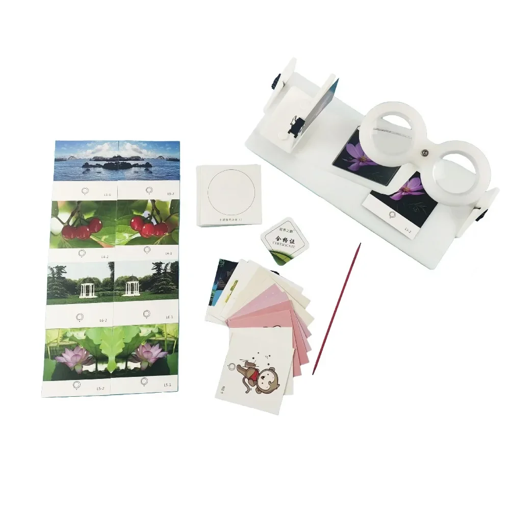 Single Oblique Amblyopia Stereoscopic Vision Training Three-Level Vision Function Trainer Tester Tools fast shipping