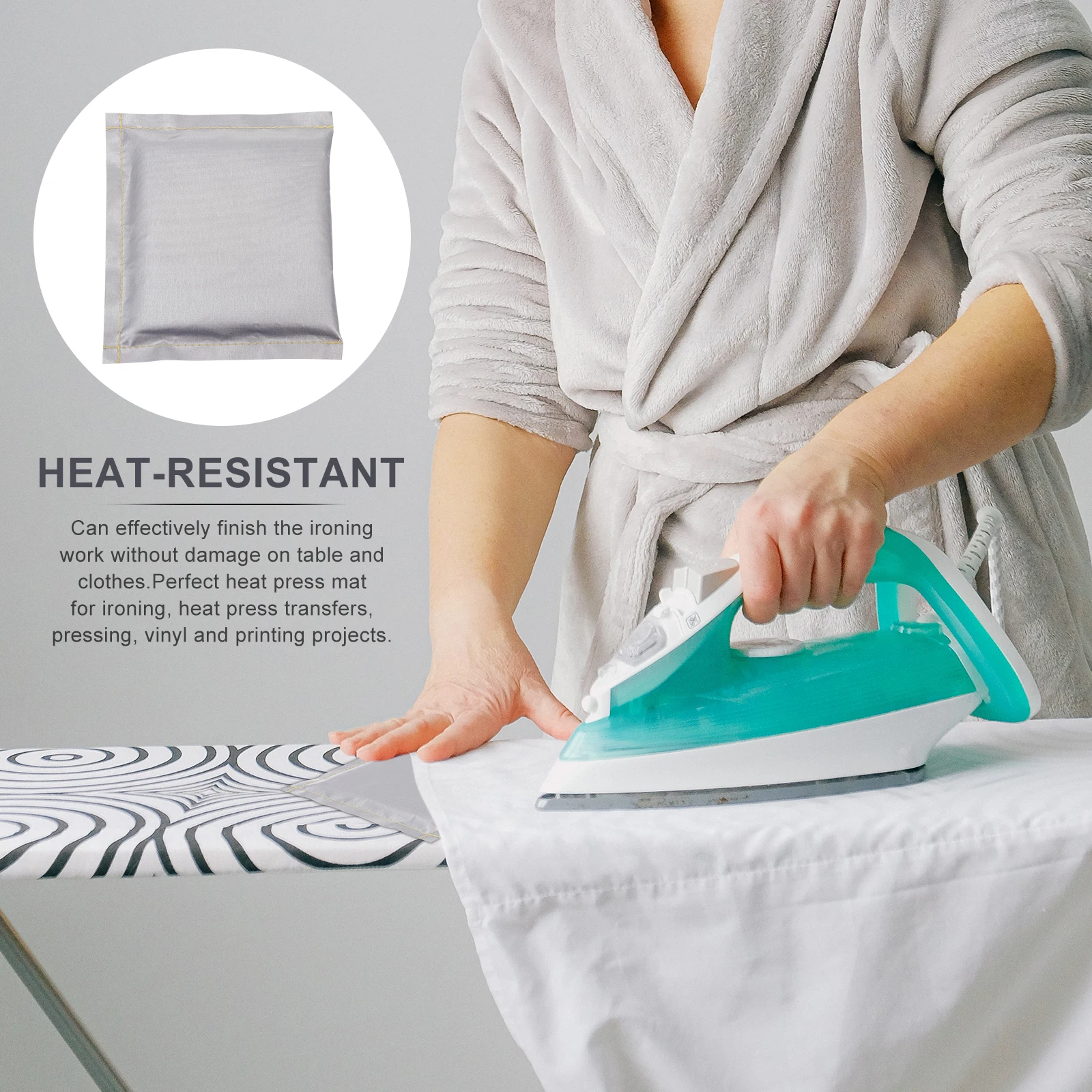 

Hot Press Transfer Pad Pillow Reusable Heat for Portable Pressing Mat Small Pillows Hat Foam Baby