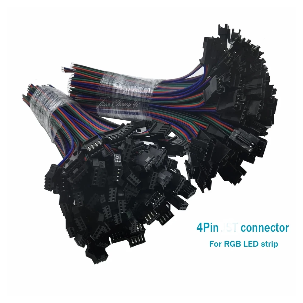 2/3/4/5/6pin Male and Female Connector DC5-24V For WS2812/SK6812/WS2813 5050 Individual Addressable RGB LED Strip Light