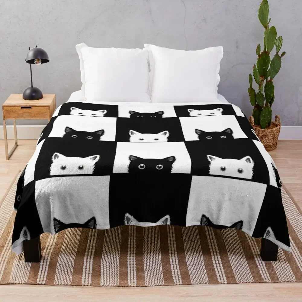 

Cat Pattern Throw Blanket
