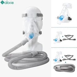 Adjustable CPAP Full Face Mask Respirator Ventilator & Headgear Nose Mask Auto CPAP APAP BiPAP Anti Snore Sleep Apnea Snoring