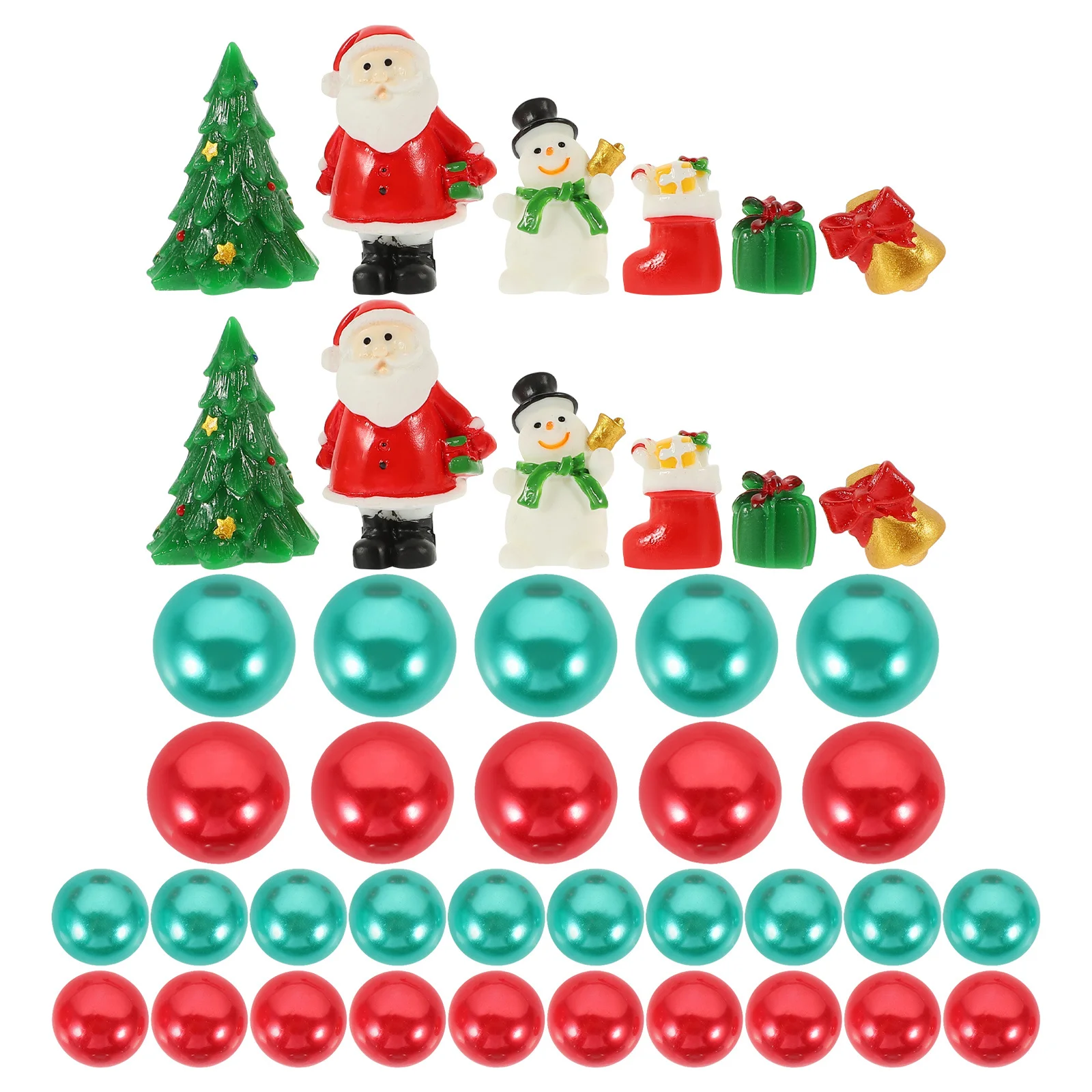 1Set Snowman Pearl Vase Filler Decorative Acrylic Fake Pearls Floating Beads for DIY Vase Decor Wedding Birthday Party