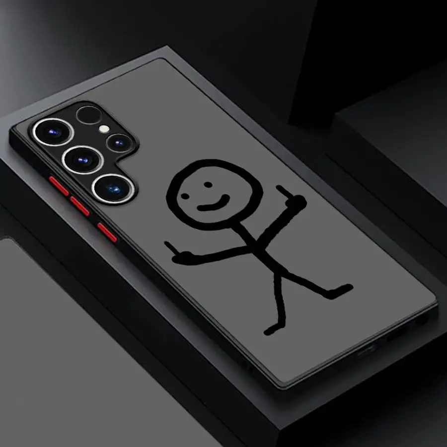 Hülle für Samsung Galaxy S26 S24 Plus S25 Ultra S20 FE Note 20 Ultra 10+ S23 FE S21 S22 Funda Rückseiten-Telefonabdeckung Finger-Motiv
