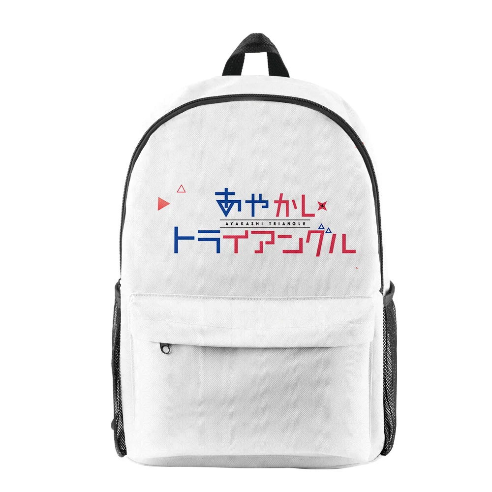 Trendy Popular Ayakashi Triangle Anime pupil Bookbag Notebook Backpacks 3D Print Oxford Waterproof Boys/Girls Travel Backpacks