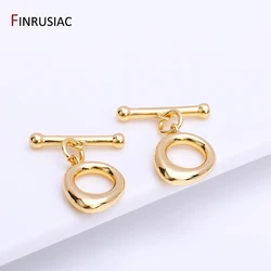 18K Gold Plated Brass OT Clasps,Toggle Clasps For Jewelry Making Supplies Necklace Connector Bracelet Making Kit Wholesale