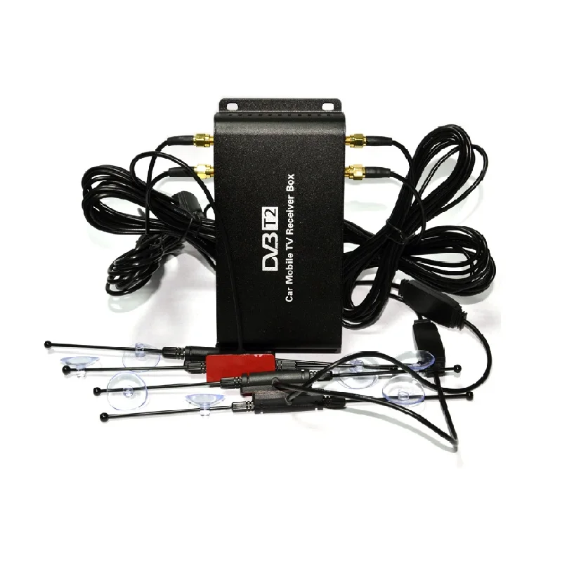 

SYTA S2013C Car Accessories 160-200km/h 4 Antenna DVB T2 Car Digital Car TV Tuner HD 1080P DVB-T2 Receiver