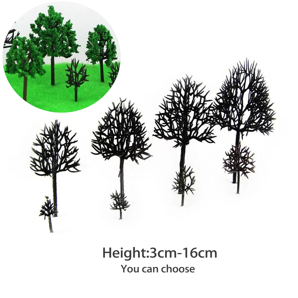 

Plastic Tree Arm MakingTree Model Each Size 3cm-16cm For HO N G Scale Train Railway Layout Miniature Building Landscape Material