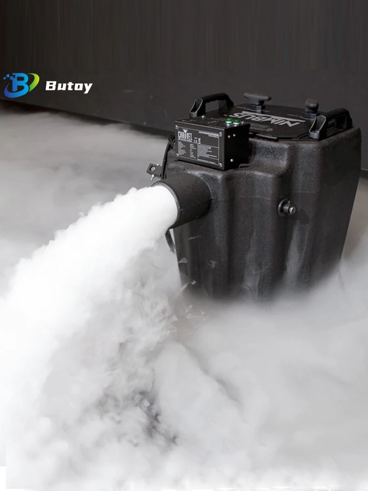 6000W Trockeneis-Nebelmaschine für Bühneneffekte, Bodennebel und Raucheffekte bei Hochzeiten, Partys, Festivals und Clubs