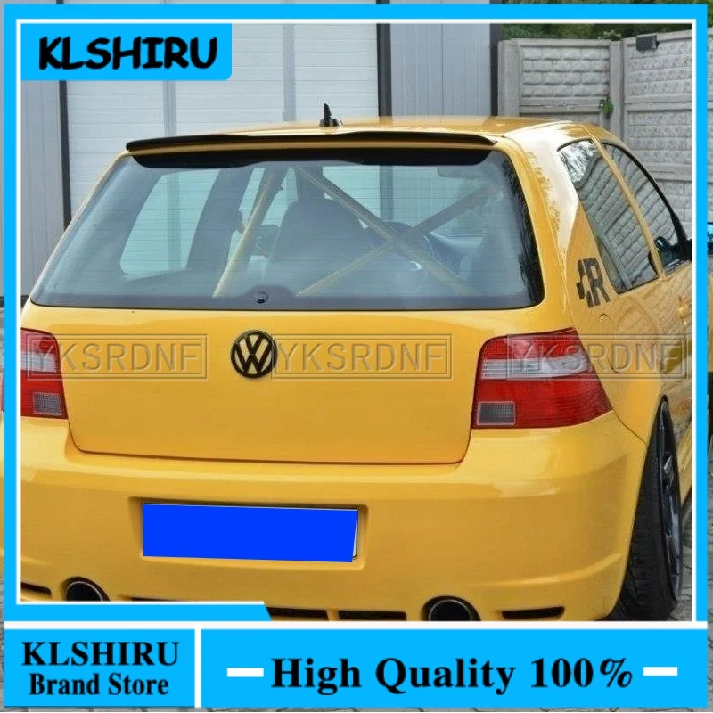 Rear Roof Lip Spoiler For 99-06 VW Golf 4 MK4 R32 Hatchback Spoiler ABS Plastic Gloosy Black Car Tail Wing Decoration