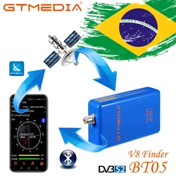 GTMEDIA uydu bulucu V8 Sat bulucu BT05 BT03 daha iyi Satlink Ws-6933 6906 Android için Los Satfinder TV 1080p Bluetooth