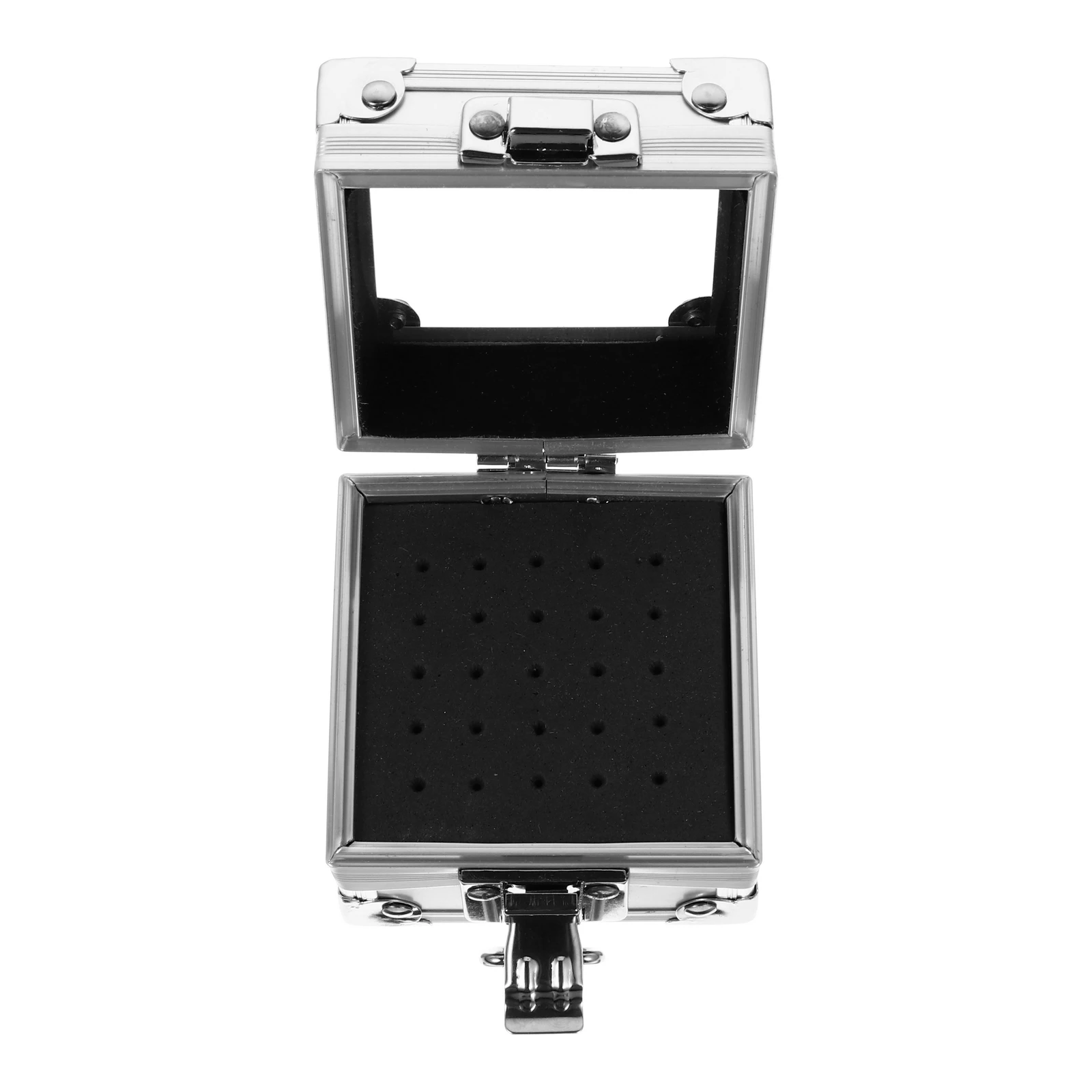 

Aluminum Box for Nail Drill Bits Grinding Heads Organizer Case Durable Practical Storage Manicure Tool Box Portable
