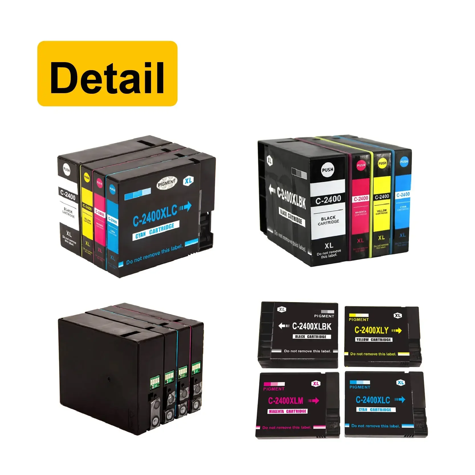 Ink Cartridge For PGI2400XL  PGI2400 pgi 2400XL compatible ink cartridge For canon MAXIFY iB4040 MB5040 MB5340 Printer