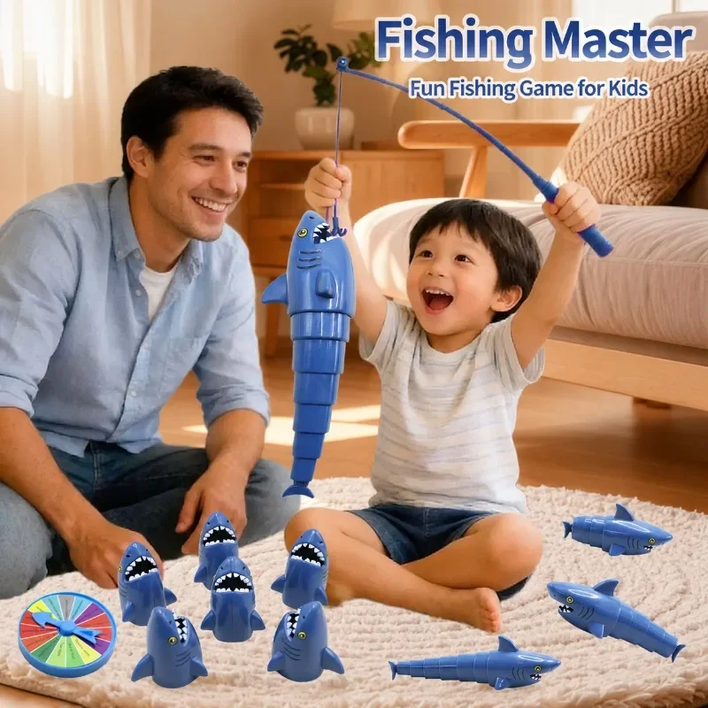 Telescopic Sea Animal Challenge Board Game for Kids Adults, Tricky Tabletop Puzzle Toy for Family Bonding, Intellectual