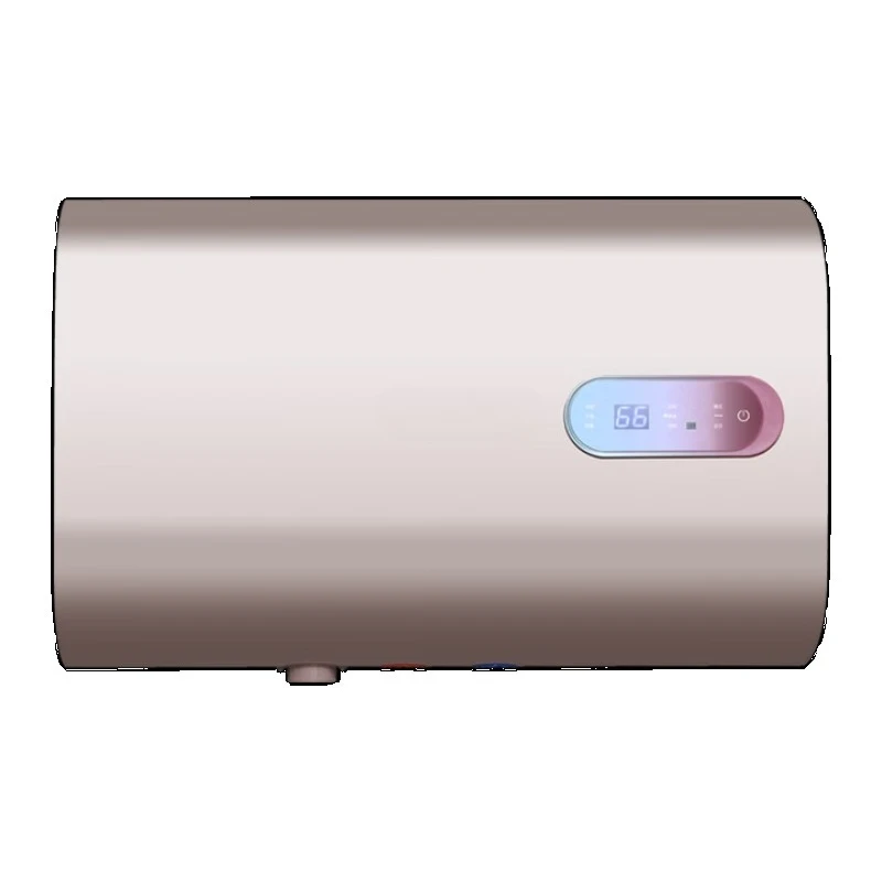 

2100W water storage electric water heater flat barrel rose gold/canopy blue 80L
