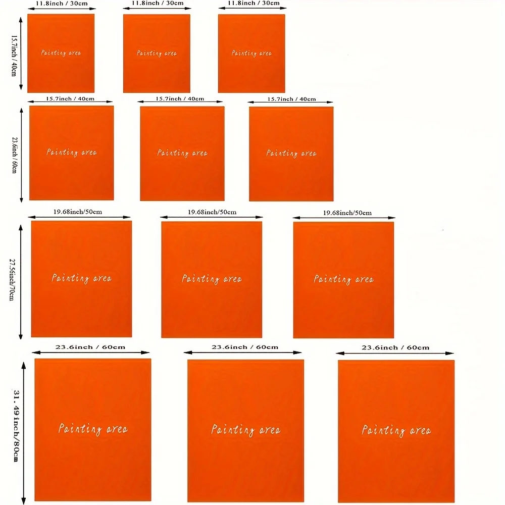 مجموعة فنية جدارية من القماش مكونة من 3 قطع من آرت ديكو - مطبوعات ألوان مائية لمناظر طبيعية الغابات الشمالية، ملصق بدون إطار للمكتب المنزلي، ليفينج رو #2