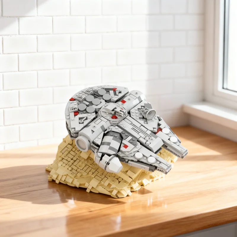 

553pcs MOC Display For Set Star Battle Model Building Blocks Creative DIY Gift Decor Assemble Premium Adult Kids Desk Home Toy