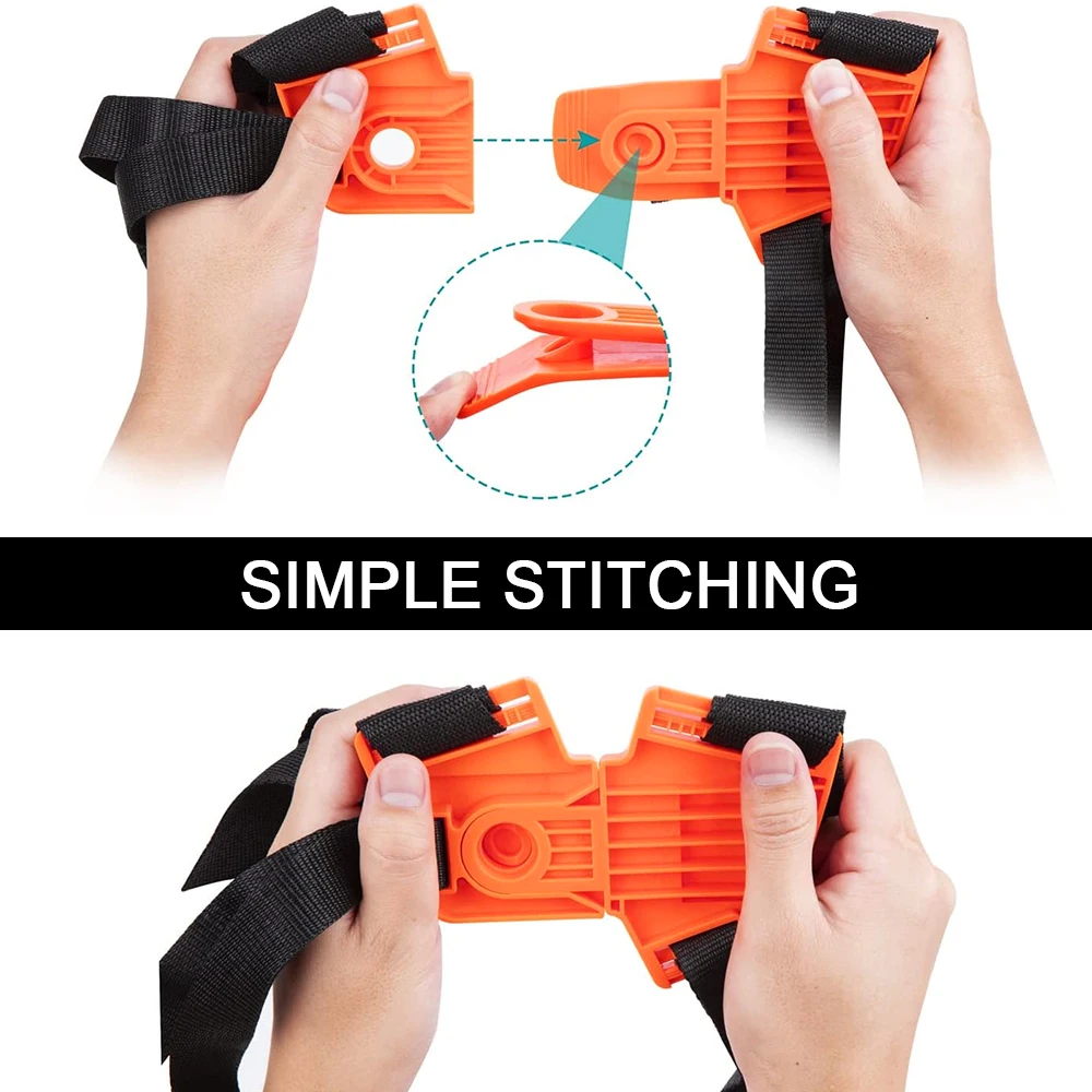 Comfortable Labor Saving Strimmer Padded Belt for Brush Cutter Trimmer Garden Pruner W Shape Double Shoulder Harness Strap