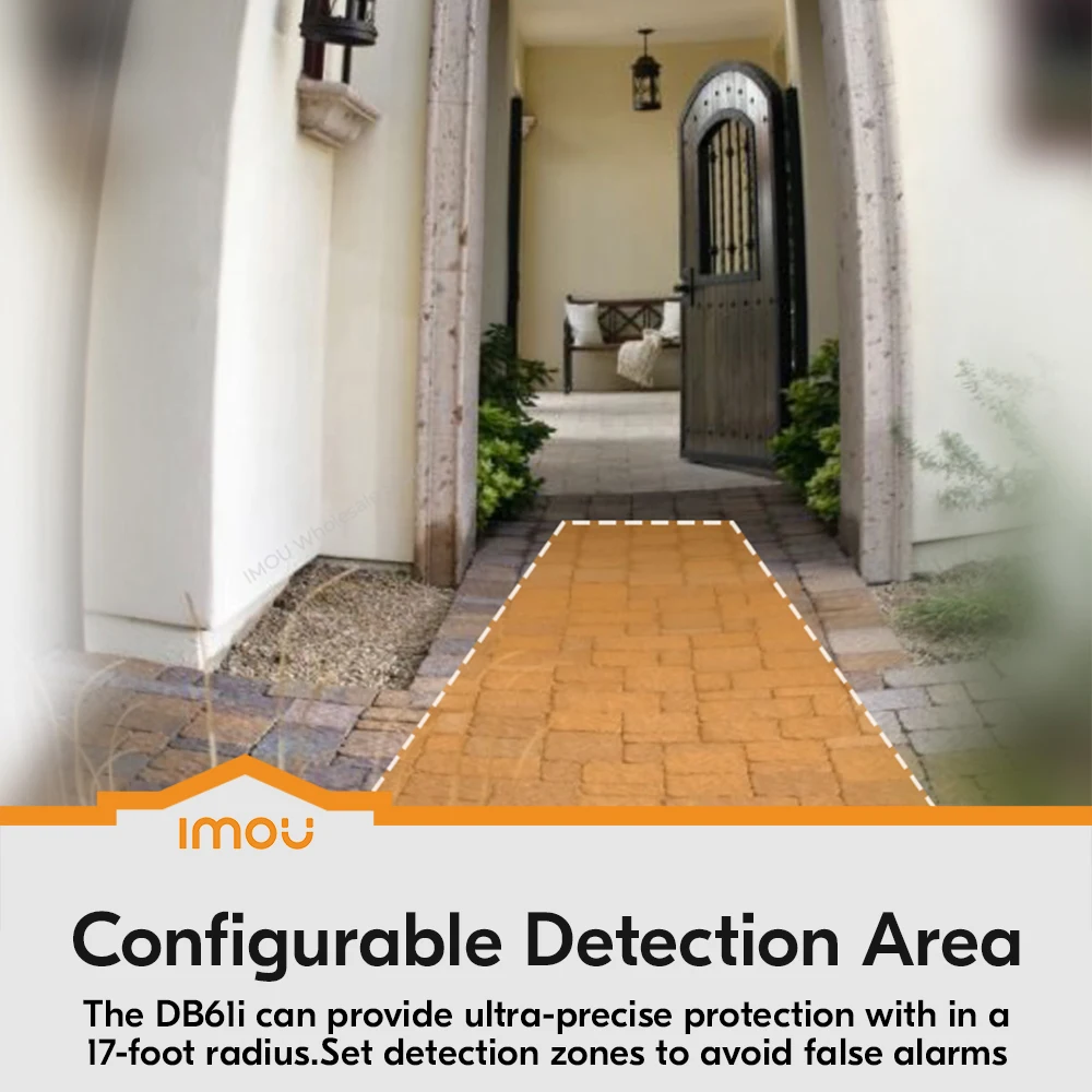 IMOU DB61i 5MP Outdoor WiFi Doorbell Smart Home Two-way Talk  Active Deterrence Night Vision Human Detection Security Camera