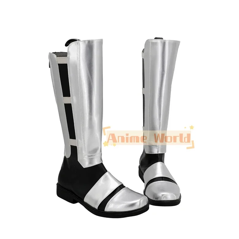 Darth Revan Cosplay Boots Silver Shoes Custom Made for Unisex Any Size