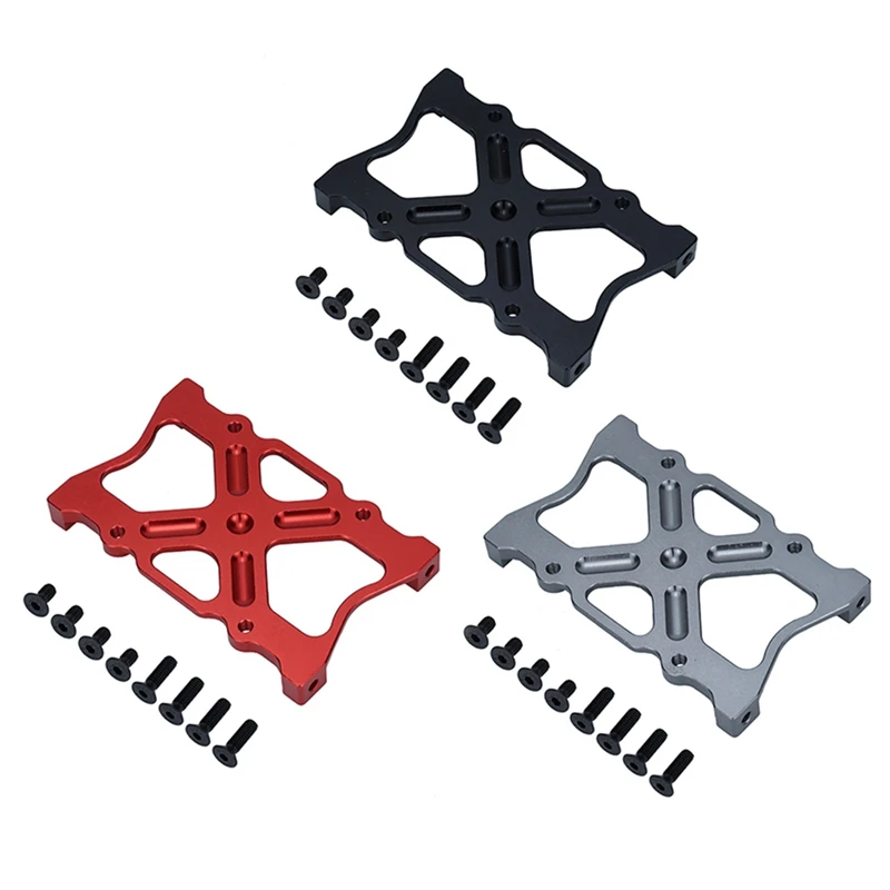 Metal Battery Mounting Fixing Bracket Chassis Support Beam For 1/10 Axial SCX10 RC Crawler Car Accessories Titanium