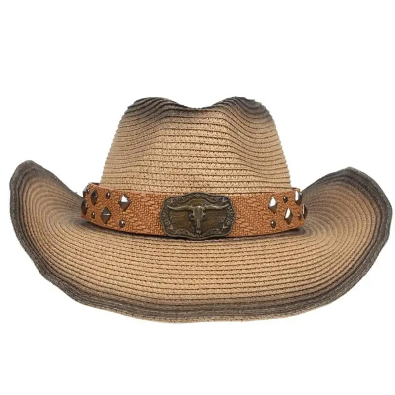 39BD handgefertigte Hutbänder für Fedora, Cowboyhut, Damenhutgürtel, Strohkappe, Filzhut – Detail 9