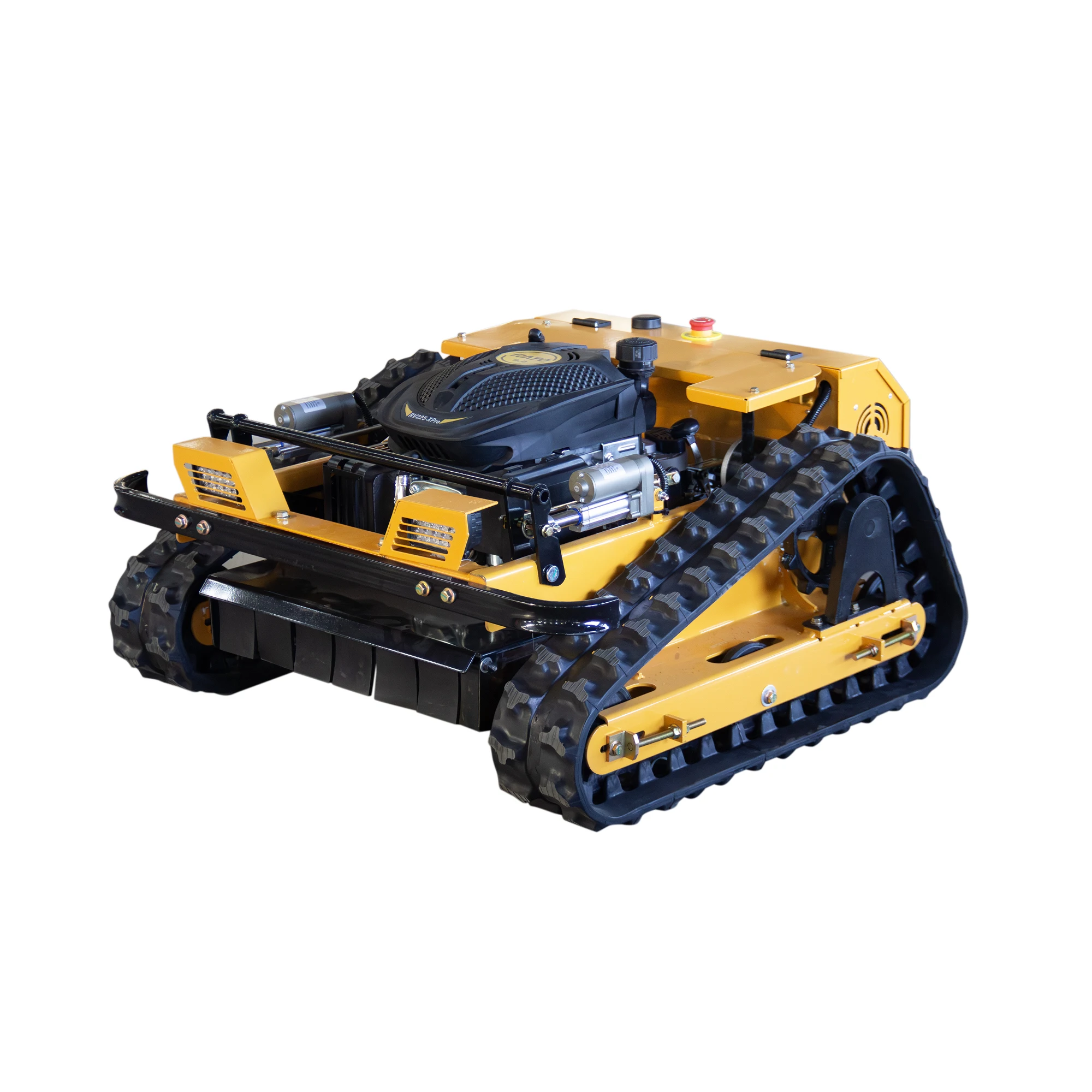 Customized Heavy Duty RC Lawn Mower with 5KM/H Speed, 224cc Engine, Smart Remote Start & Emergency Stop Function view 6