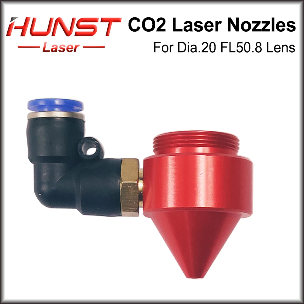 HUNST Air Nozzle for Dia.20 FL50.8mm Focus Lens for Laser Head at CO2 Laser Cutting Machine