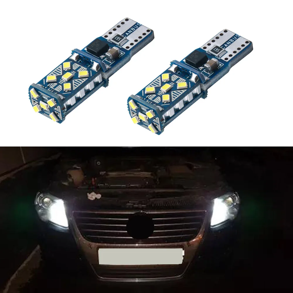 

2Pcs For Volkswagen VW Golf 4 5 6 7 MK4 MK5 MK6 MK7 Polo 6R 9N Canbus LED Clearance Side Marker Lights LED Bulb T10 W5W 168 194