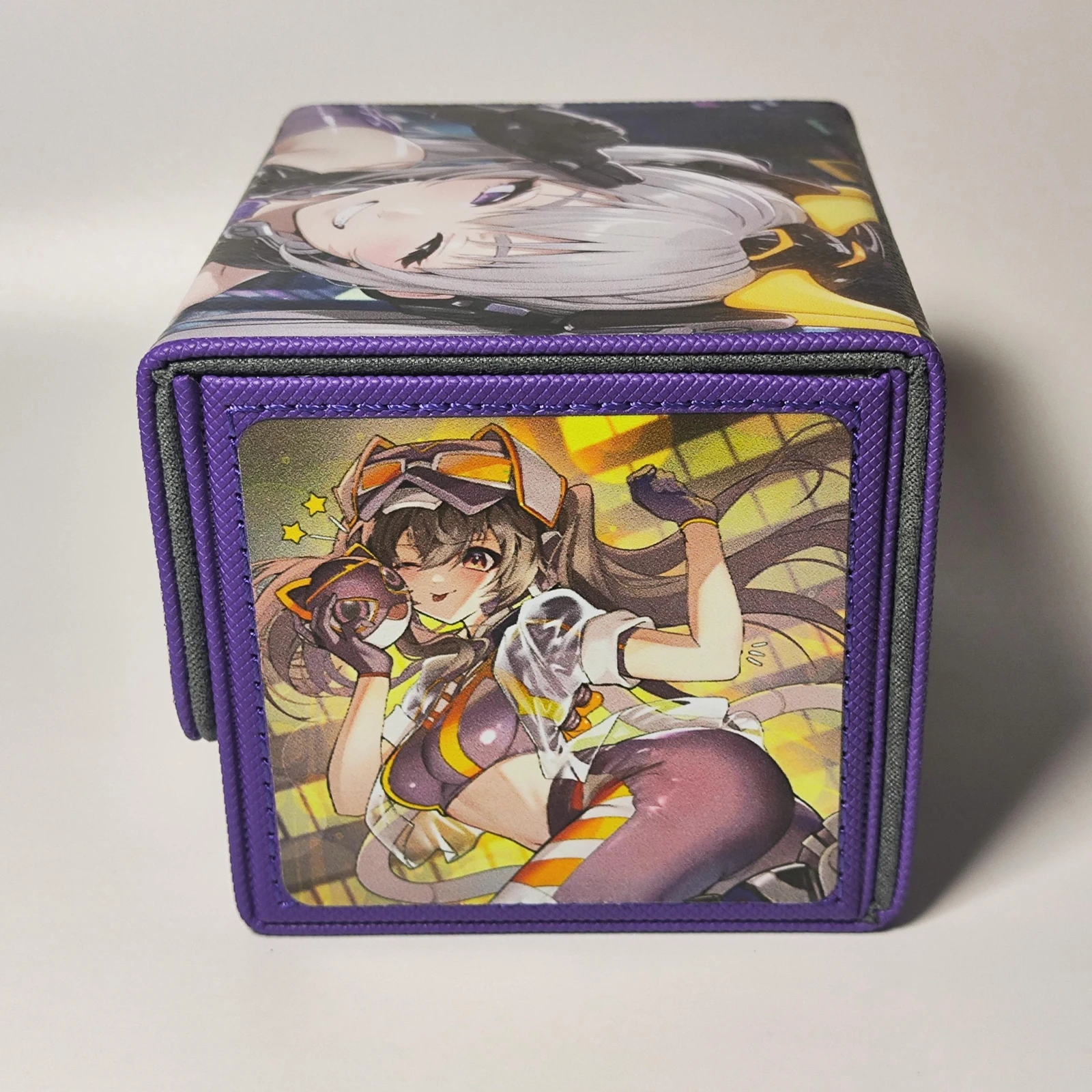 ديي ذاتية الصنع يو غي أوه! I:p Maskerena Card Storage Box Ygo I:p Maskerena Leather Collection Card Protection Box Gift Toy