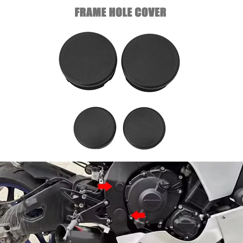 For Yamaha YZFR1 Frame Hole Cover YZF R1 YZF-R1 R1M 2015-2022 2018 2019 2020 2021 Motorcycle Caps Plug Decorative Frame Cap Set