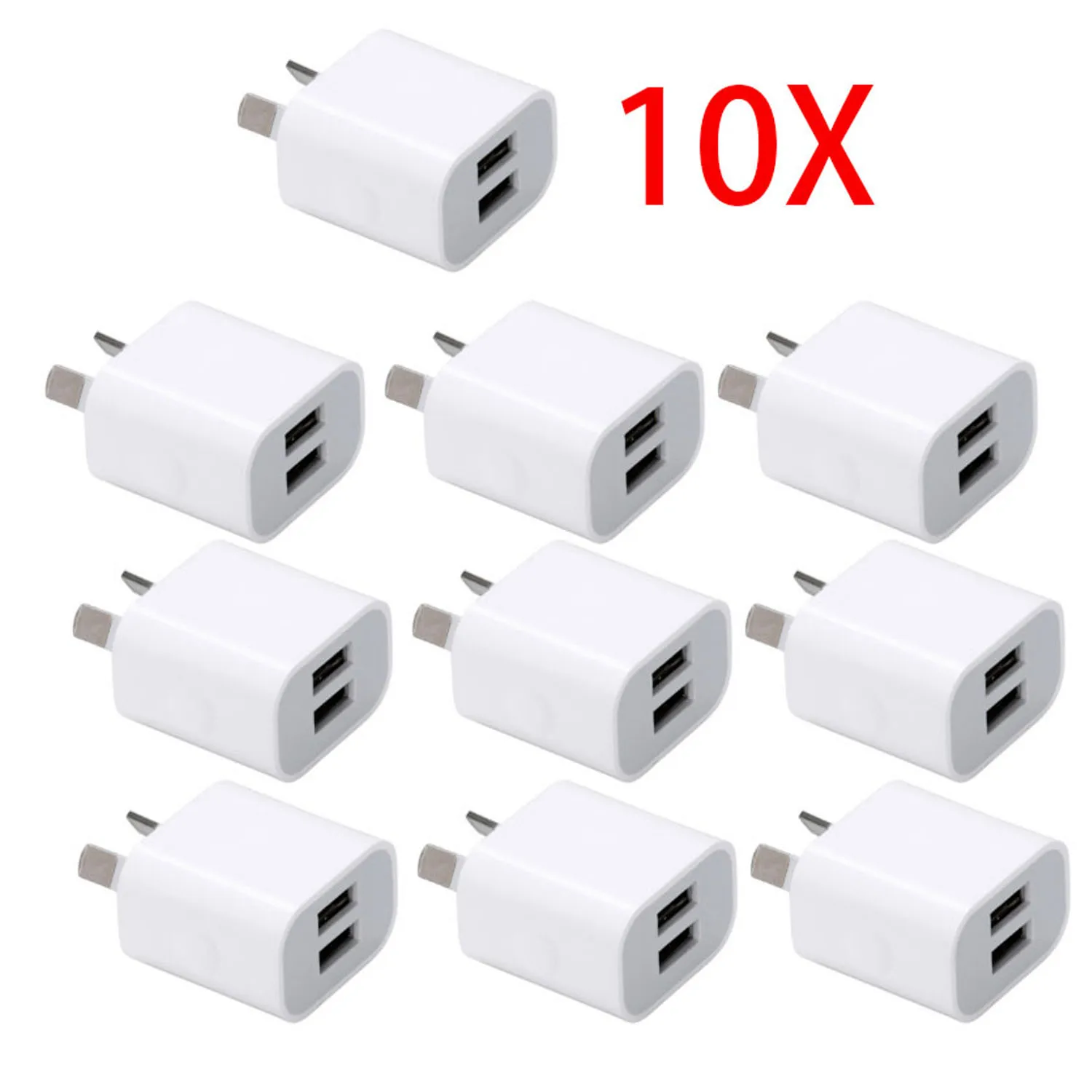 

AU Plug Charger Adapter Cell Phones Accessory Faster Charging Socket Standard 5V Australian Power Plug Universal Wall Adapter