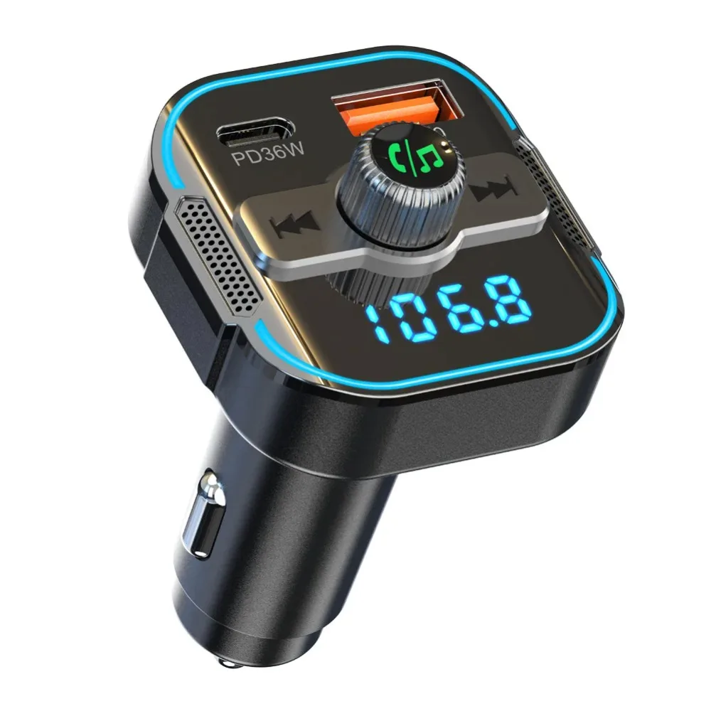 Car Bluetooth Player Fast Charge Flash Charge FM Transmitter BC47 Car Charger Wear Parts