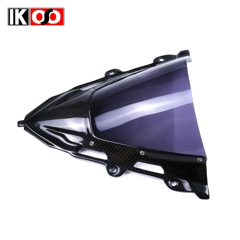 Motorcycle Accessories for Honda CB650R CBR650R 2019 + Pure 3K Carbon Fiber Windshield Motorcycle Modification Parts Fairing Kit