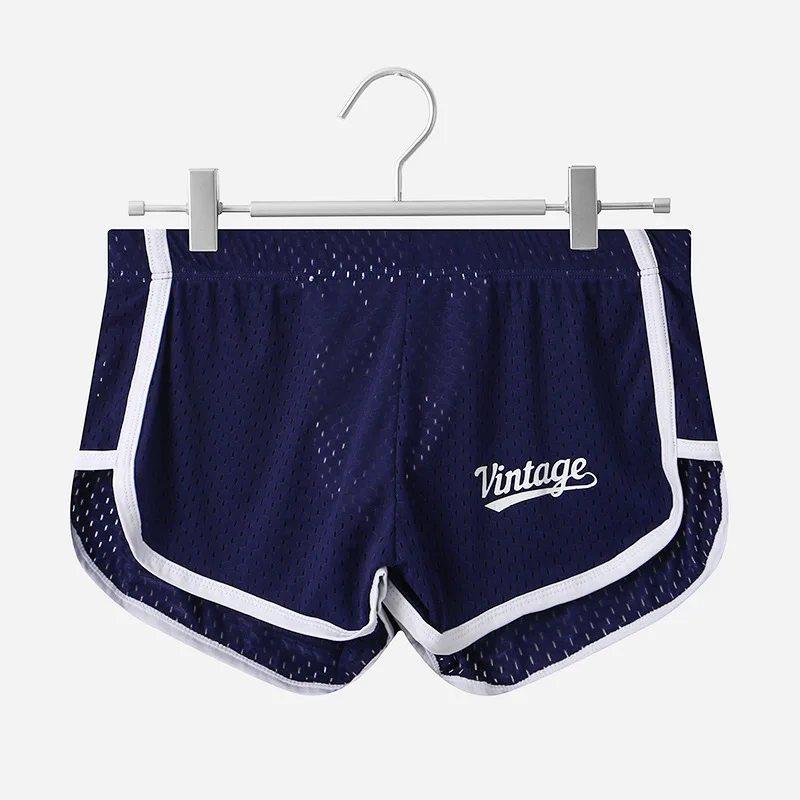 Männer Sport Laufhose Sommer Fitness Hosen Kofferraum Mesh atmungsaktiv sexy Boxer Home Wear Jogger Shorts männlich lose Jogging hose