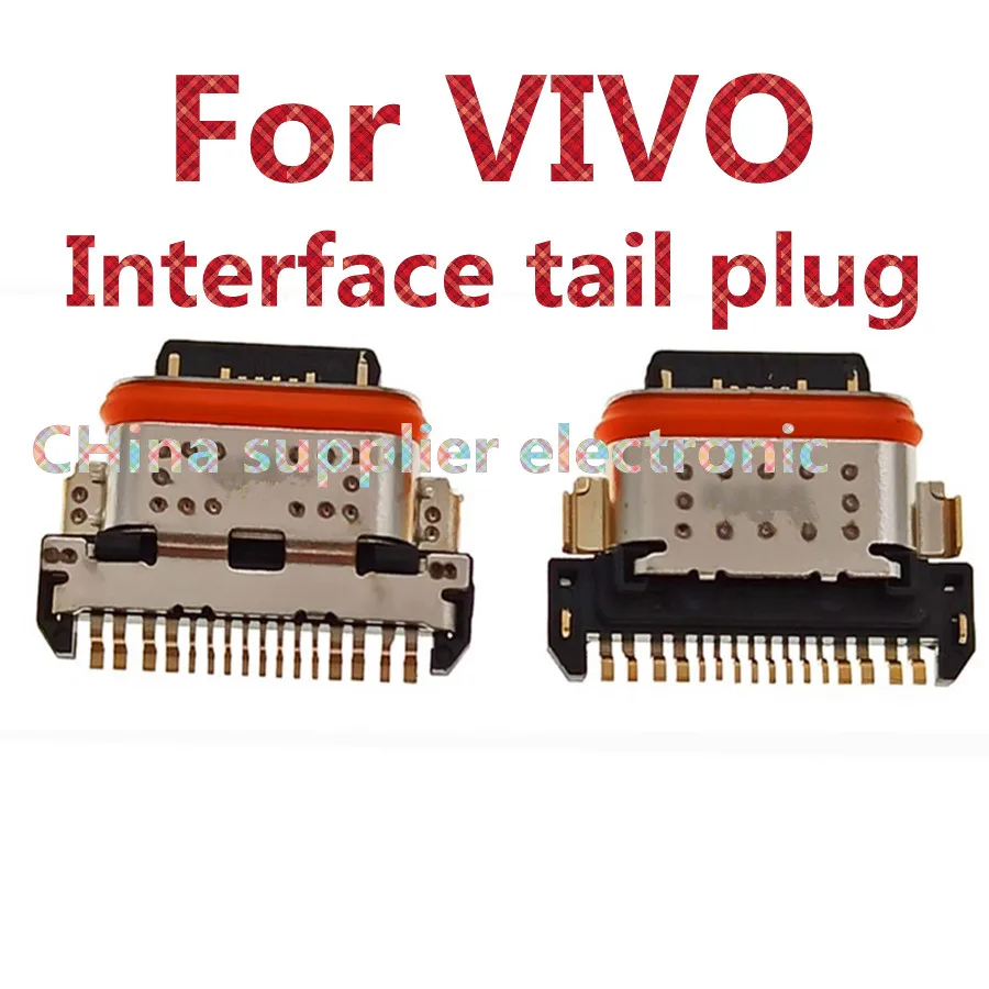 10pcs-100pcs For VIVO Y52S Y31S Y30G Y53S Y55S mobile phone tail plug Y71T Y76S Y32 T1X charging interface