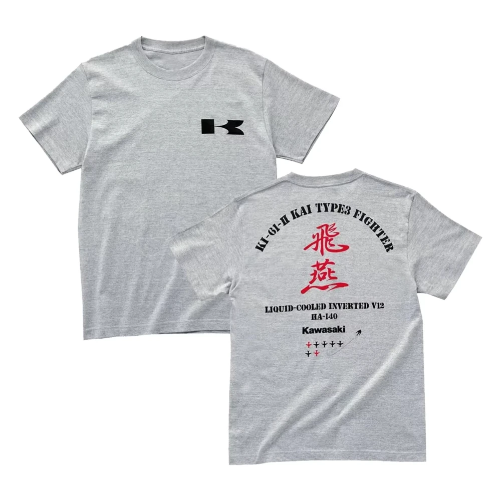 

2025 модная футболка Kawasaki Flying Jaskółka, новейший уличный трикотаж, летняя классическая футболка для взрослых, свободный мотоциклетный трикотаж для тренировок